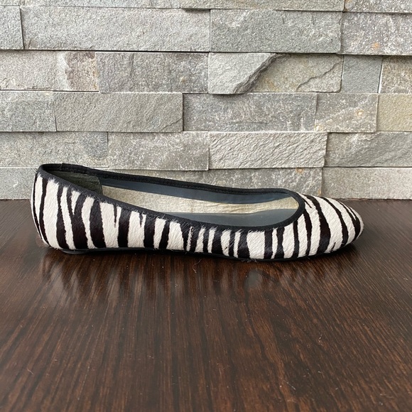 GAP Black White Zebra Animal Print Flats - Picture 6 of 10